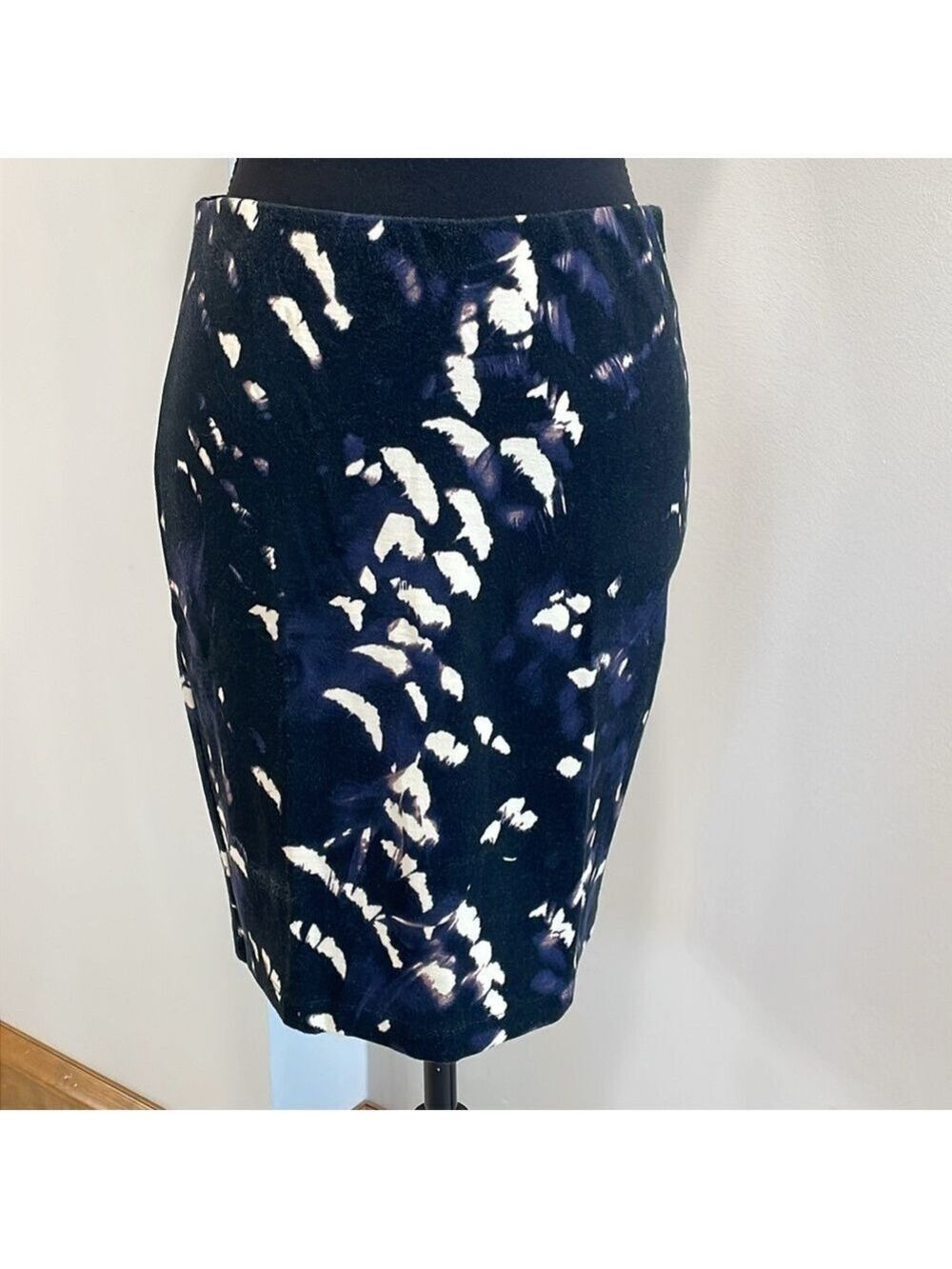 Tart black purple and ivory tie dye pencil skirt size S